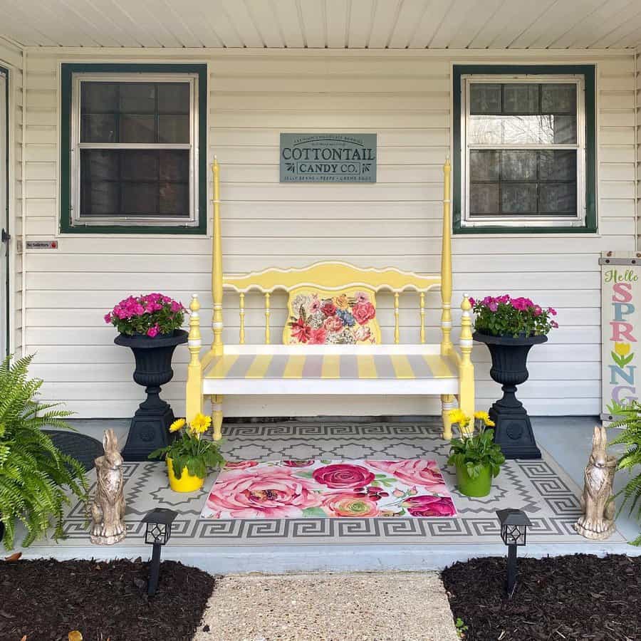 Flower Small Front Porch Ideas Pstewart