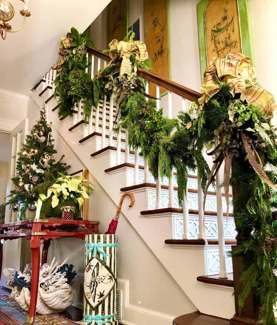 Foyer Christmas Decorating Ideas Mliss Designs