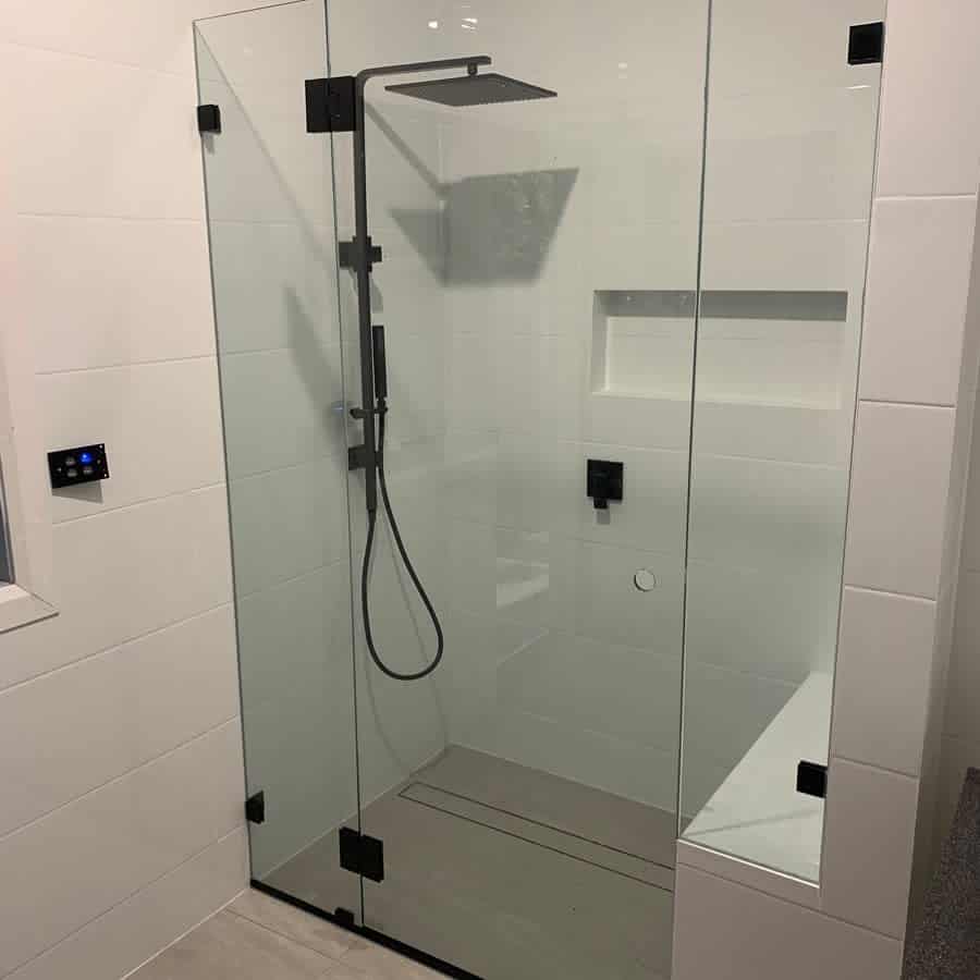 Frameless Bathroom Shower Ideas Waynebrutonglassandglazing