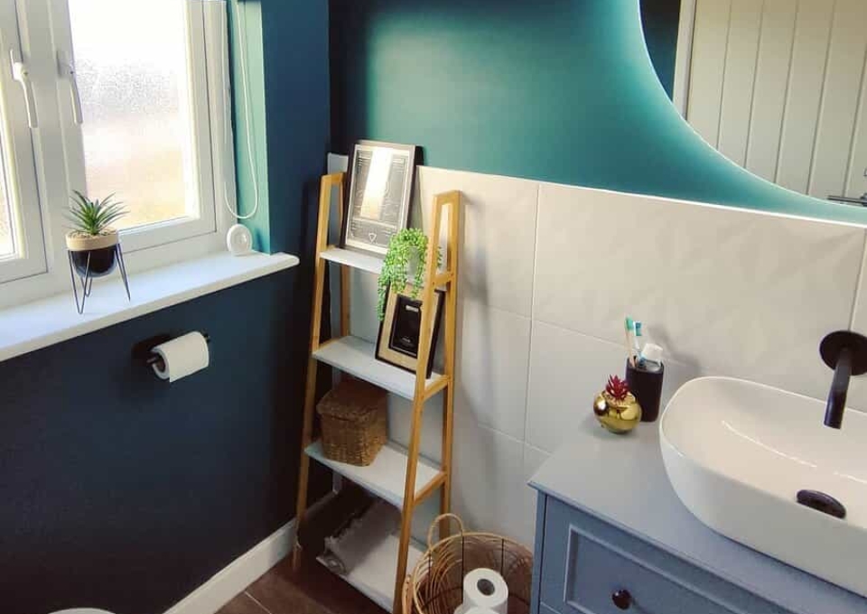 Free Standing Bathroom Shelf Ideas At Home With The Simpsons