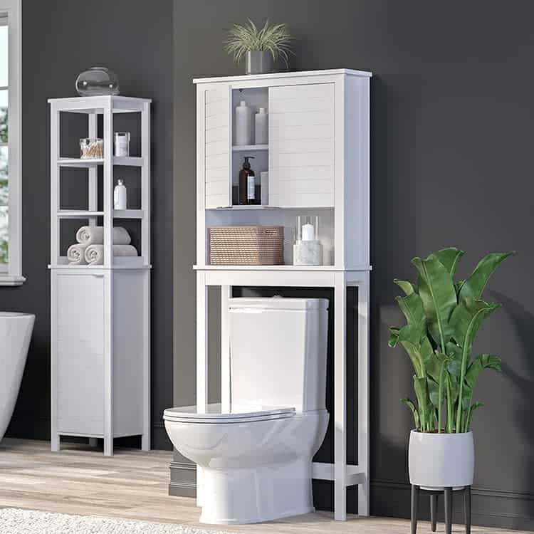 Free Standing Bathroom Shelf Ideas Riverridgehome