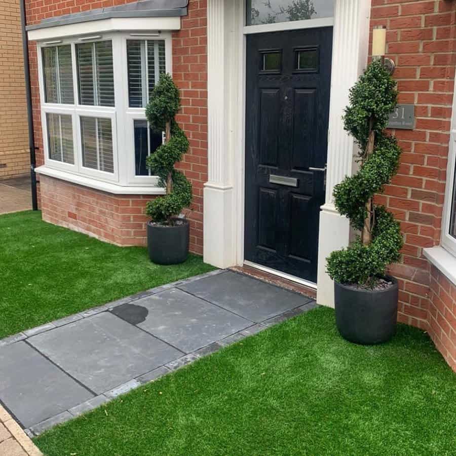 Front Door Front Garden Ideas Easylawnsandplants