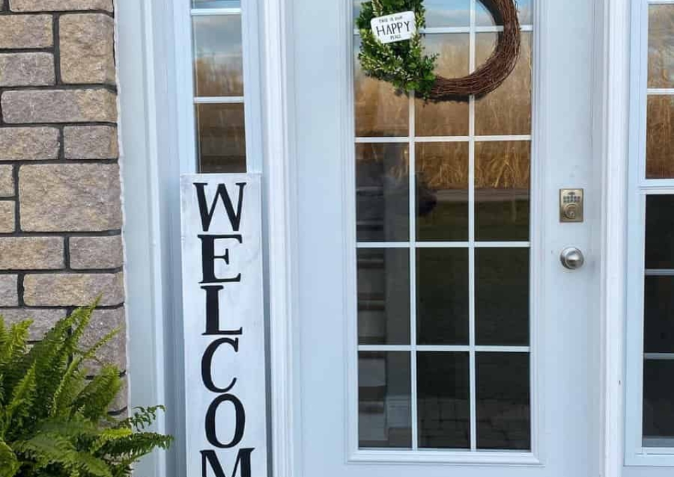 Front Door Welcome Sign Ideas Decobrico Alex