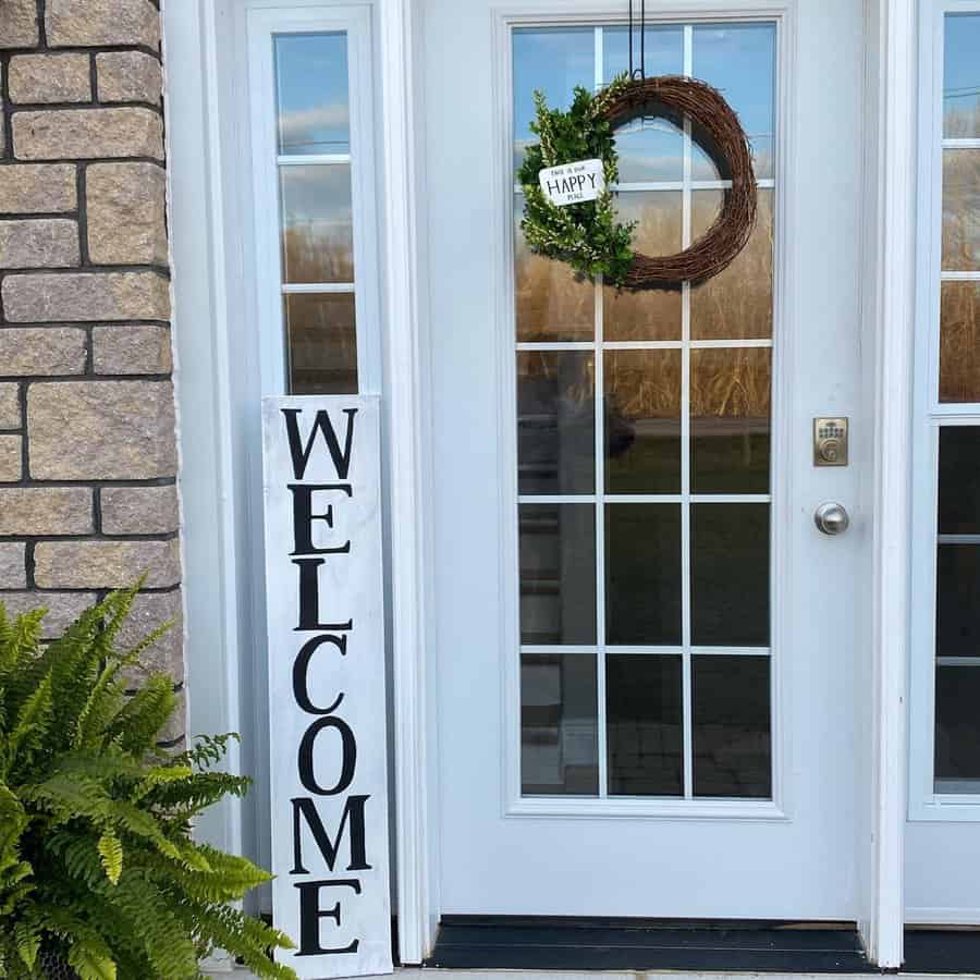 Front Door Welcome Sign Ideas Decobrico Alex