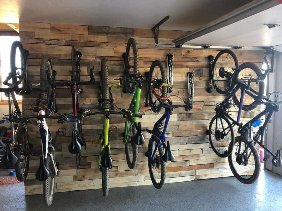 Garage Pallet Wall Ideas Mtb Mom