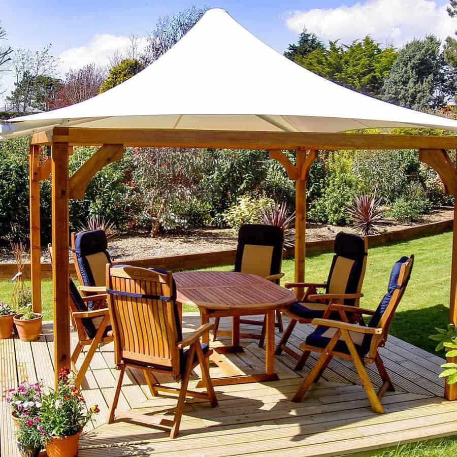 Gazebo Inexpensive Patio Shade Ideas Arccanshades