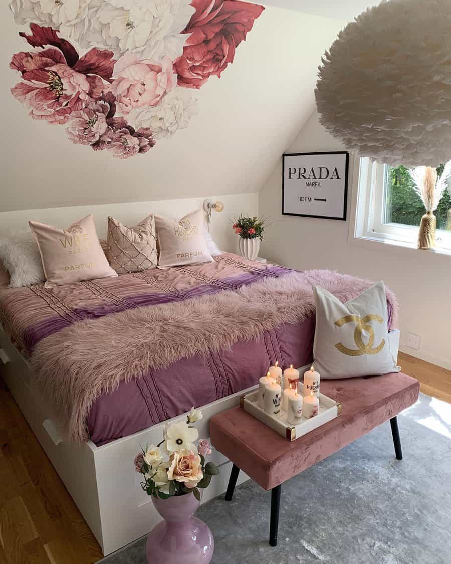 Glam Aesthetic Bedroom Ideas Home Byhesho