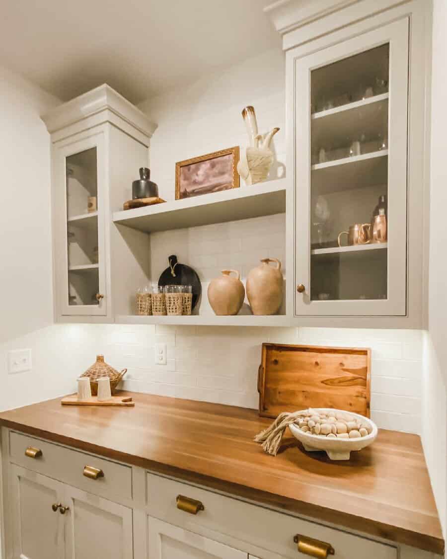 Glass Kitchen Cabinet Organization Ideas Whitebohofarmhouse