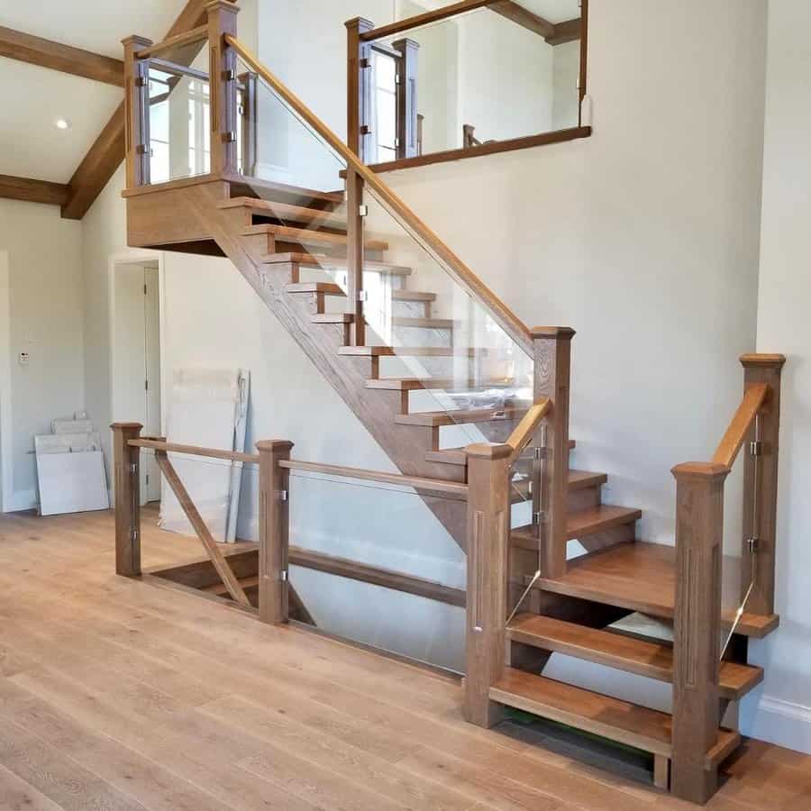 Glass Loft Railing Ideas Amberstairsandrailings