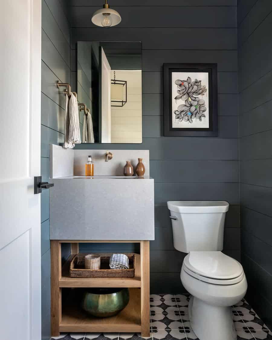 Gray Half Bathroom Ideas Risearchitecturedesign