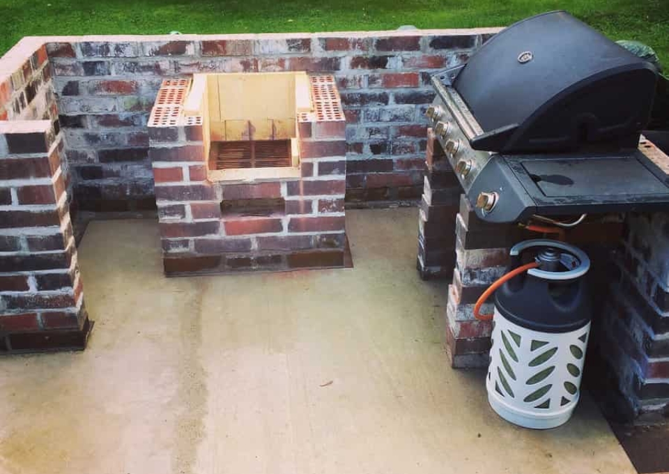 Grill Brick Patio Ideas Goalienurse