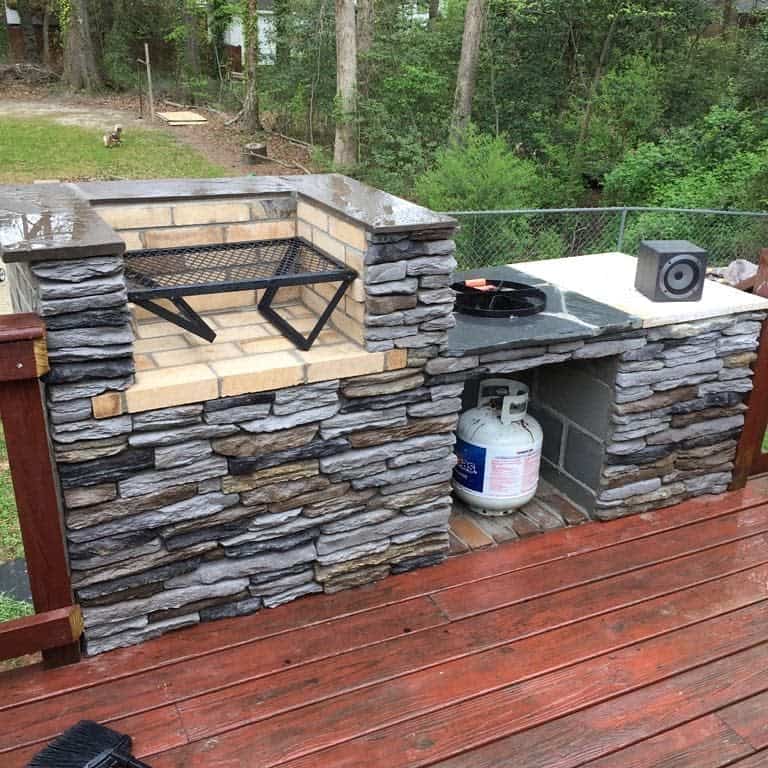 Grill Brick Patio Ideas Ricardoswork