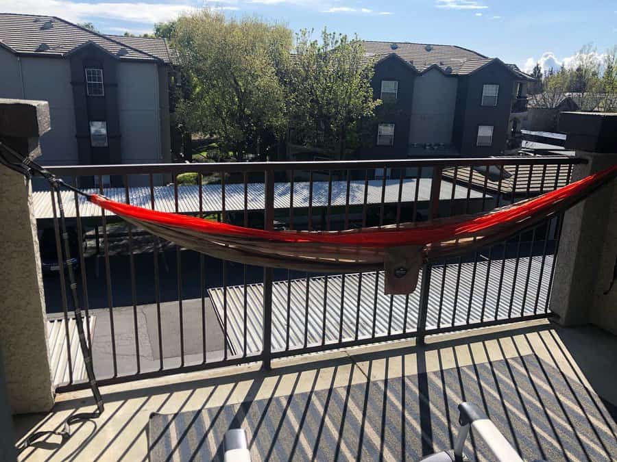 Hammock Apartment Balcony Ideas Thebendyhygienist