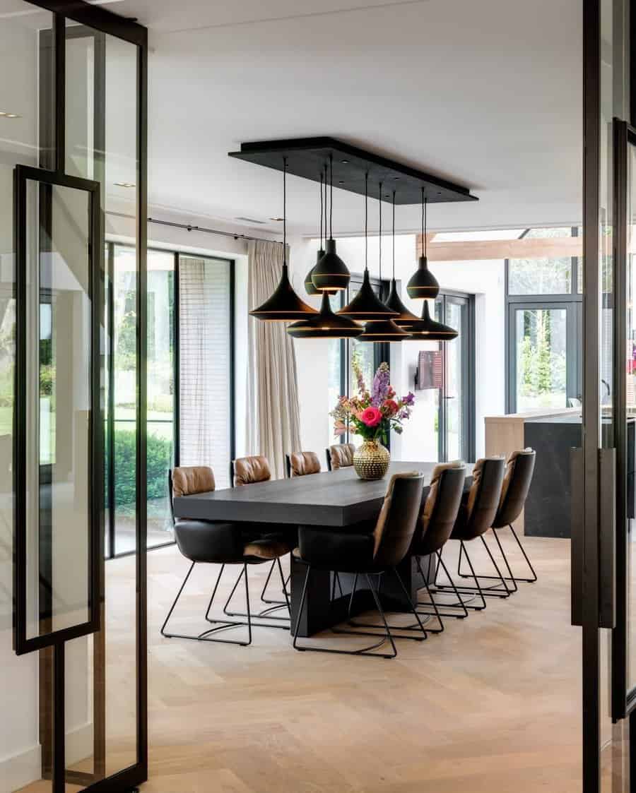 Hanging Dining Room Lighting Ideas Marettilighting