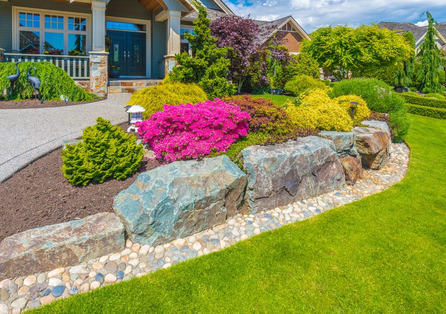 Hardscape Landscaping Ideas For Front Of House