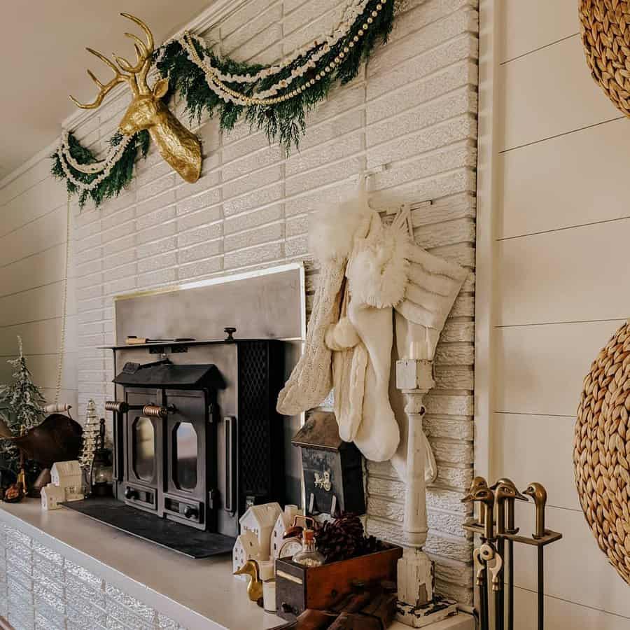 Hearth Fireplace Decor Ideas Sprinklethevintage