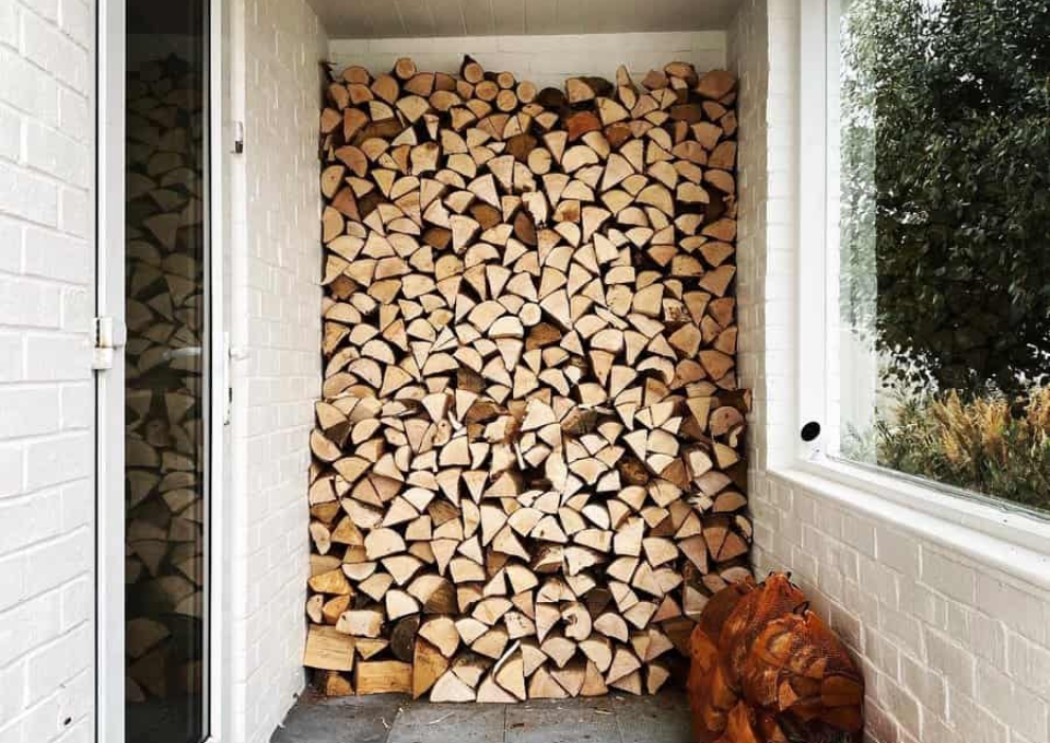 Indoor Firewood Storage Ideas A Ball