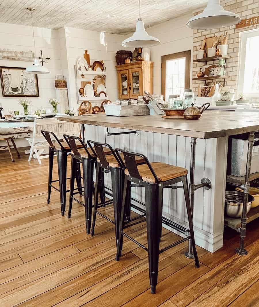 Industrial Farmhouse Kitchen Ideas Rachel Thepondsfarmhouse