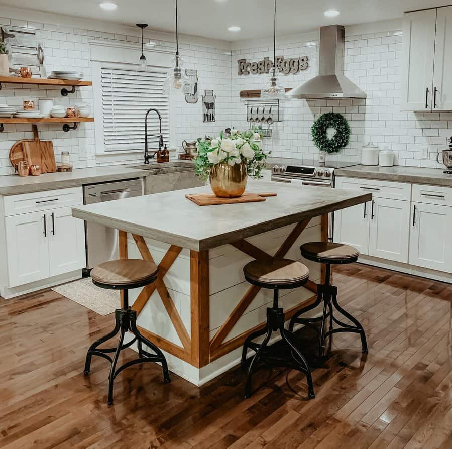 Industrial Farmhouse Kitchen Ideas Weepingwillow Farmhouse