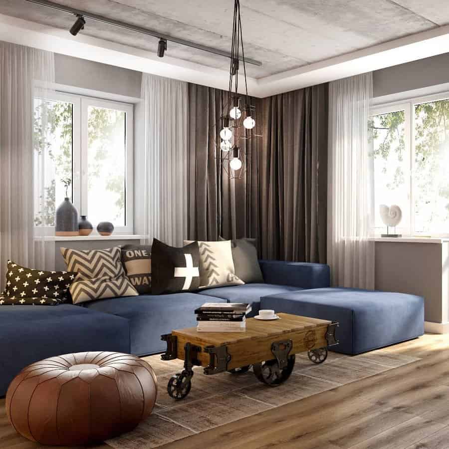 Industrial Living Room Lighting Ideas Nevistudio