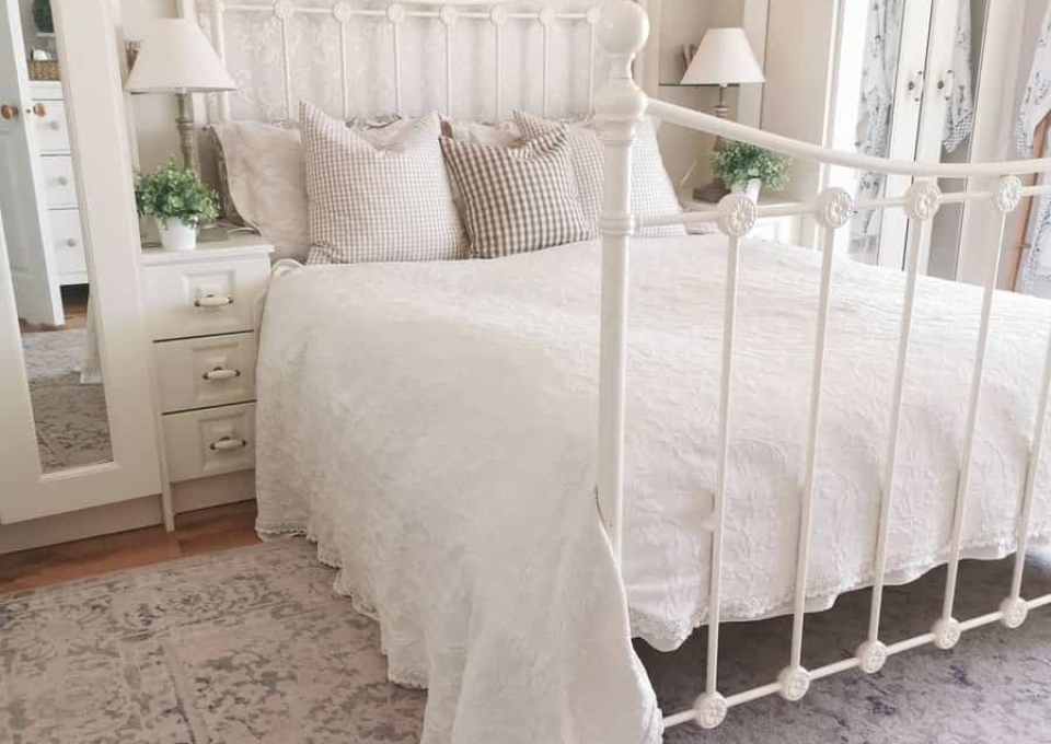 Iron Bed Country Bedroom Ideas Ahappyandaproudhome