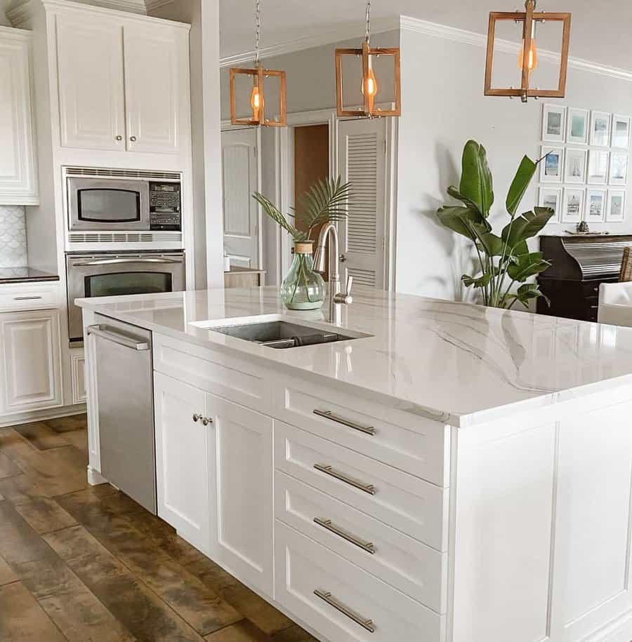 Island White Kitchen Ideas Saltcoasthome