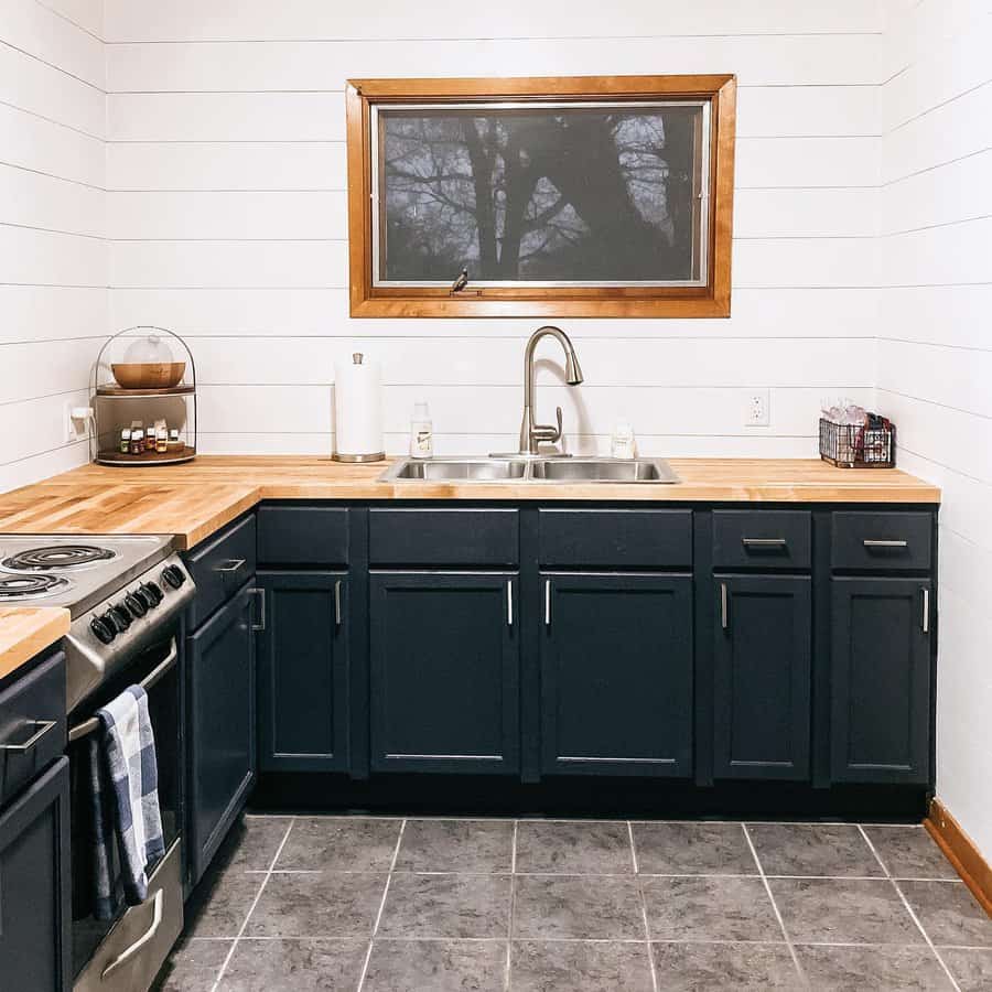 Kitchen Shiplap Wall Ideas Potter Linda