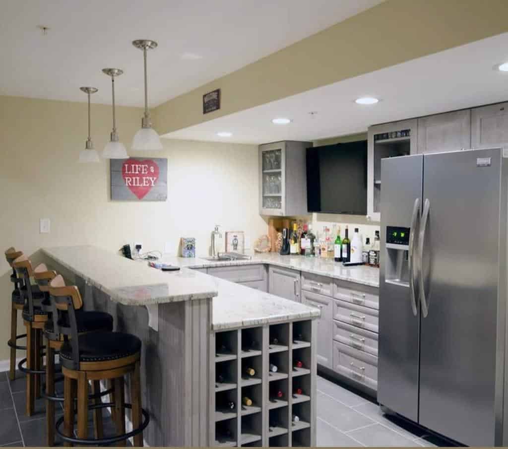 Kitchen Wine Rack Ideas Byrddesignandbuild