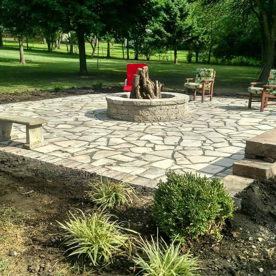 Landscape Brick Patio Ideas Valleyscapes Llc