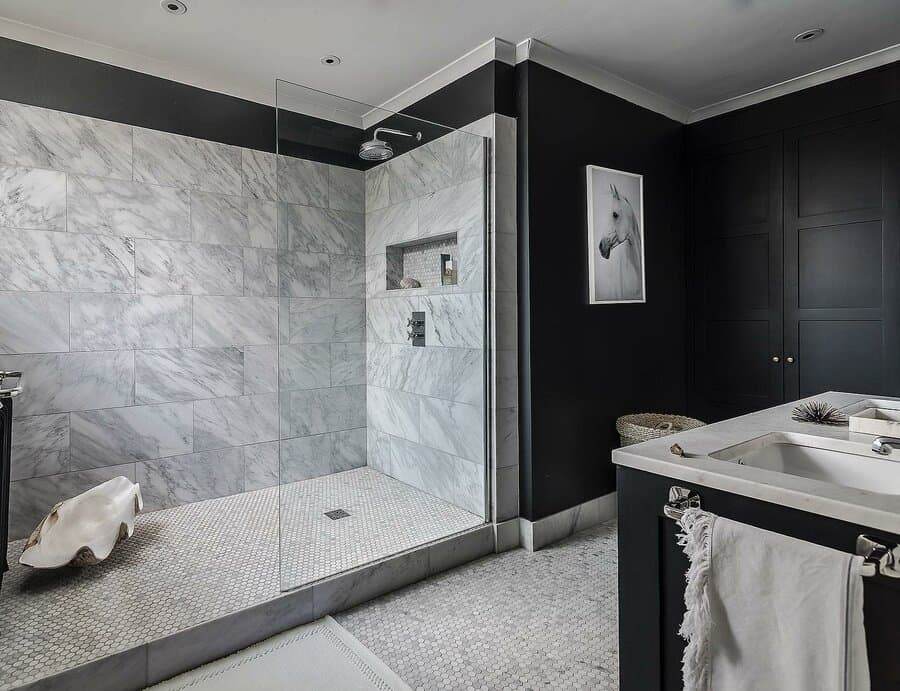 Large Walk In Shower Ideas Johnstonparkeinteriors