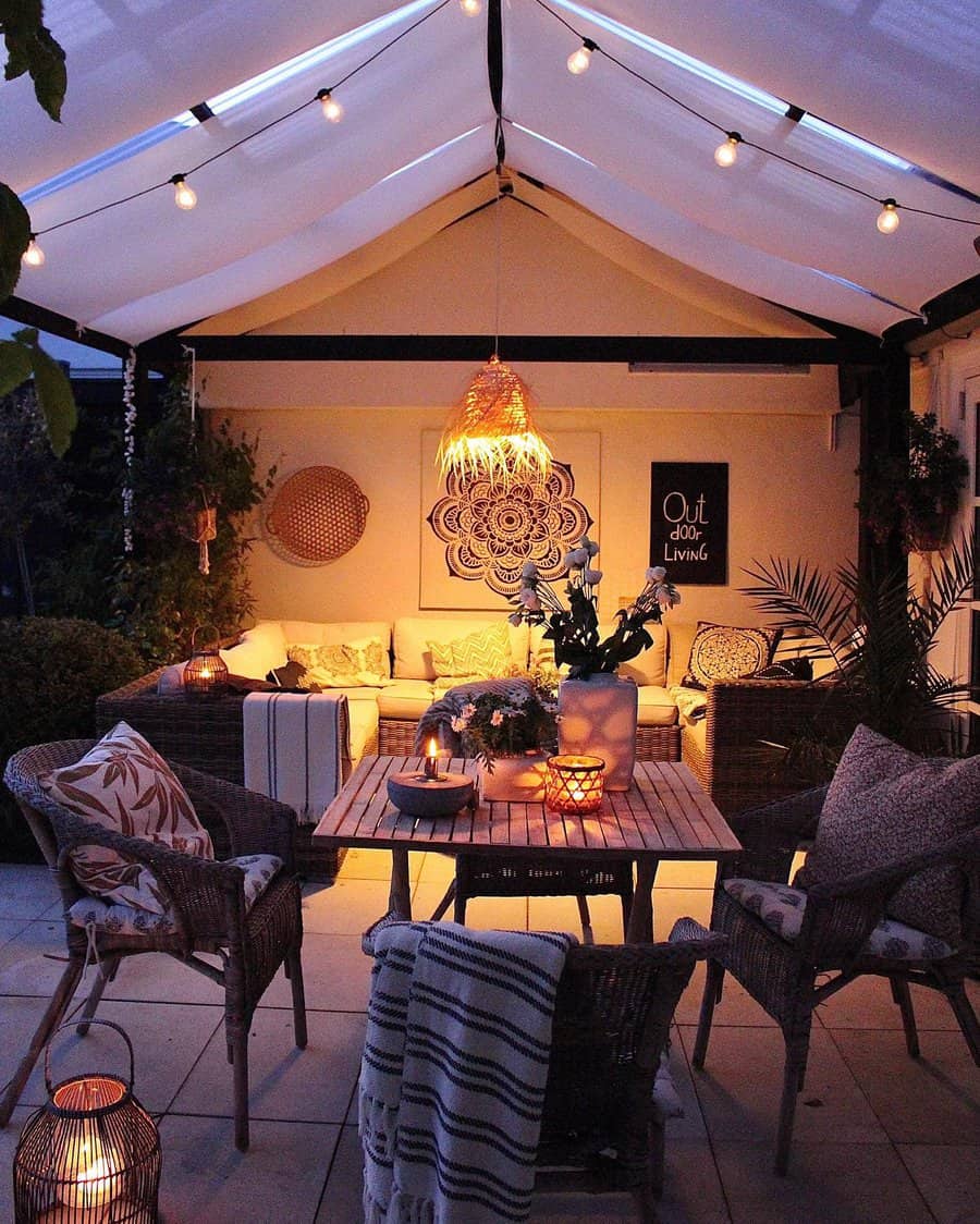 Lighting Back Porch Ideas Skovbon