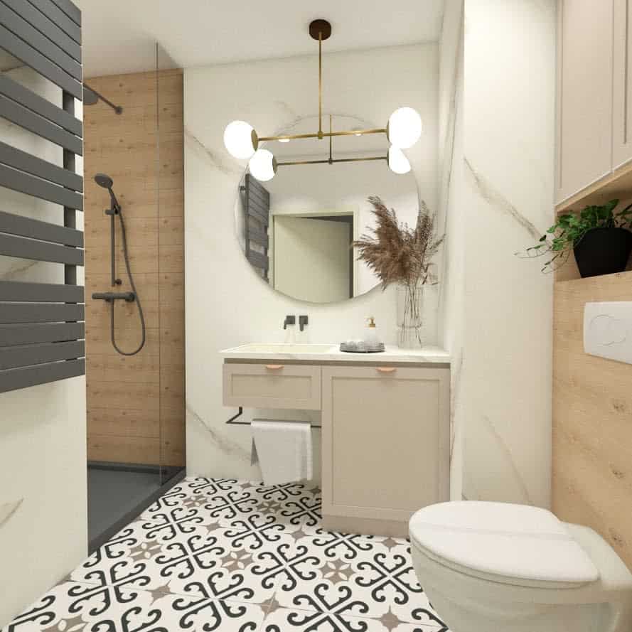 Lighting Small Bathroom Ideas Grappa Studio Projektowe