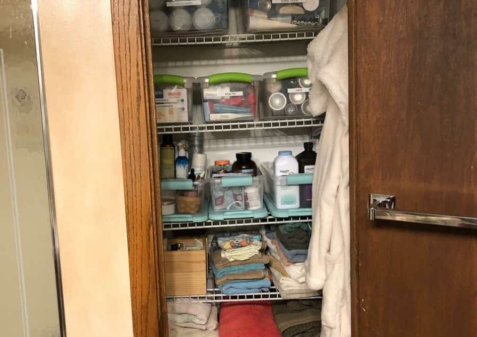 Linen Bathroom Closet Ideas Clutterconquered