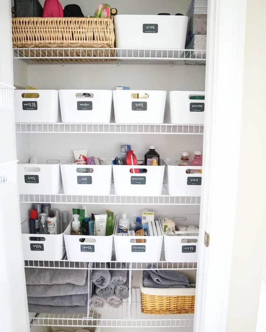 Linen Bathroom Closet Ideas Hmade Studio