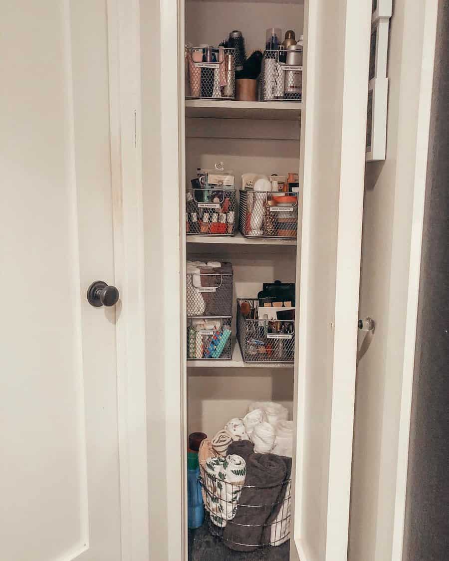 Linen Bathroom Closet Ideas Natysnook