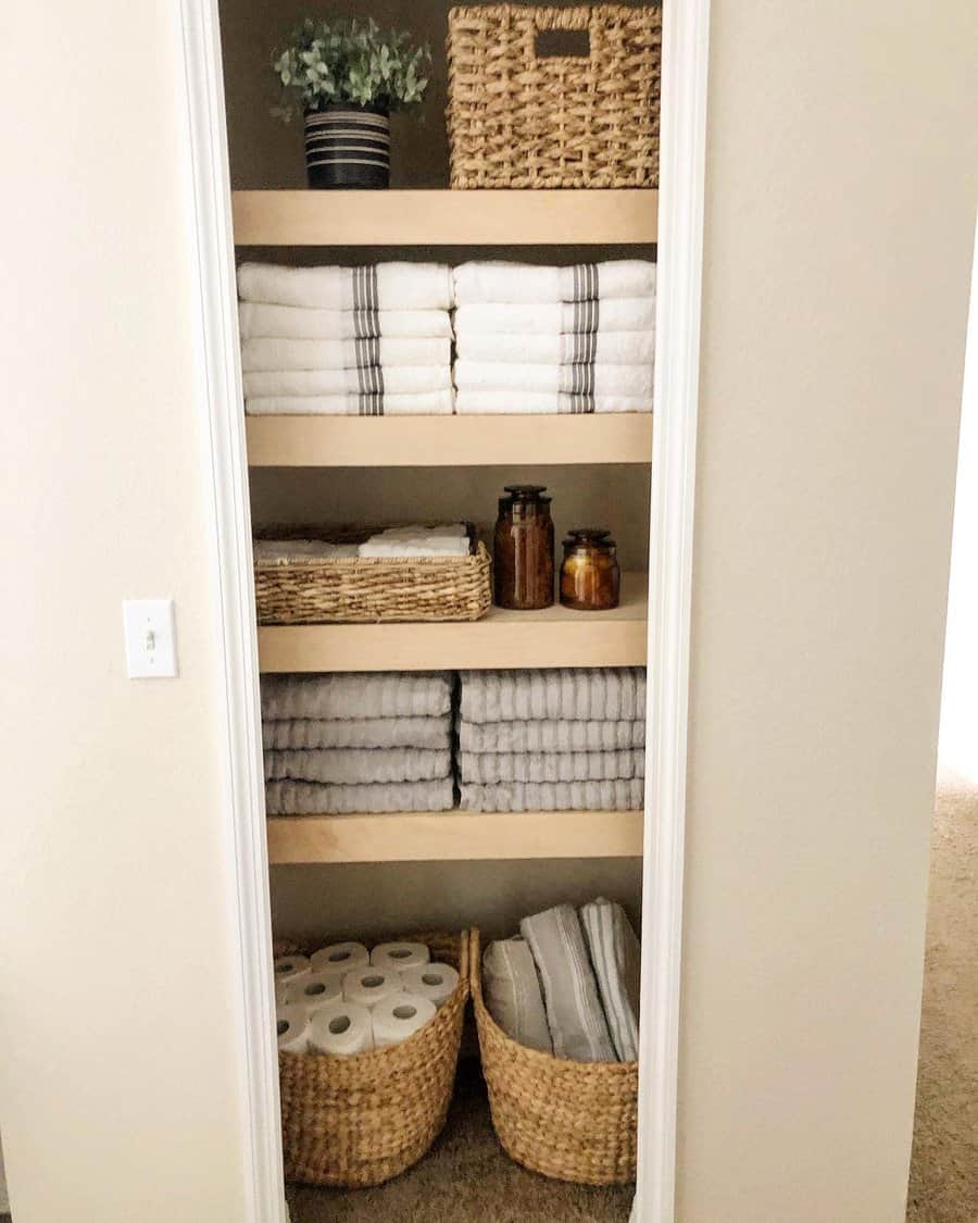 Linen Bathroom Closet Ideas Nita Home