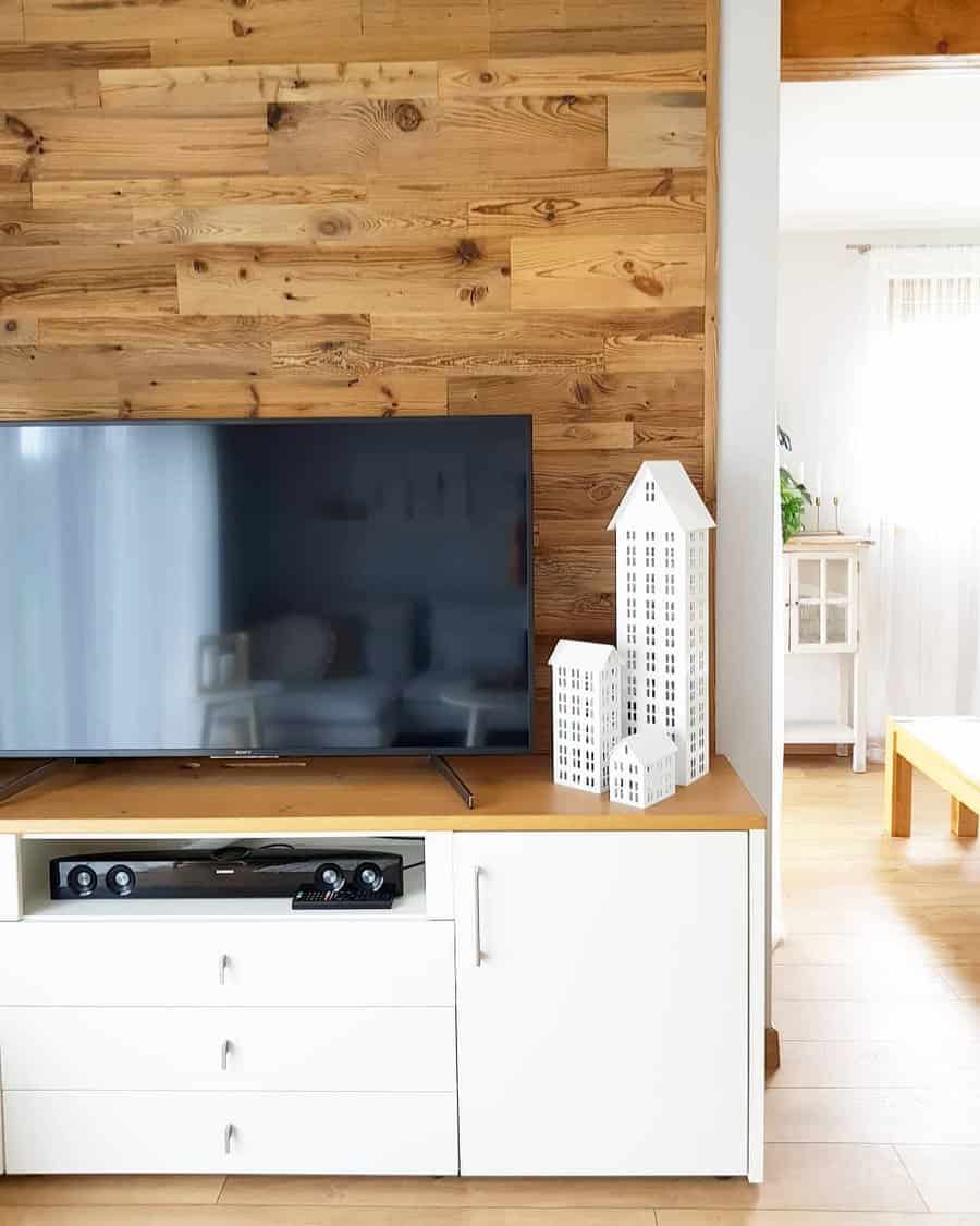 Living Room Pallet Wall Ideas Domek Pani Rozi