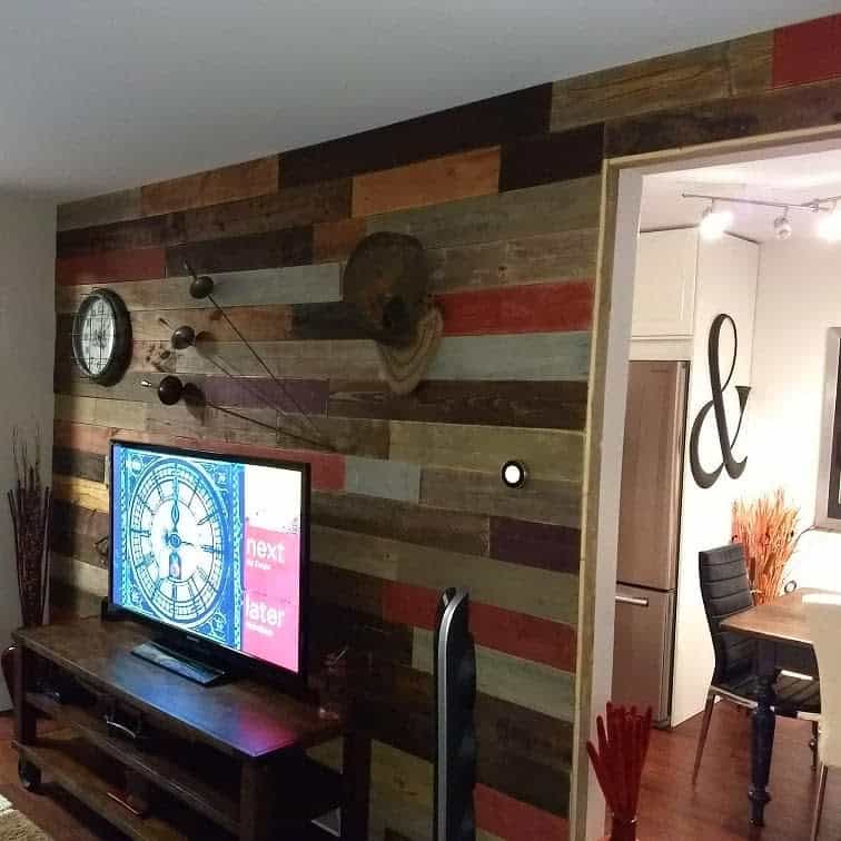 Living Room Pallet Wall Ideas Mooseplankwooddesignco