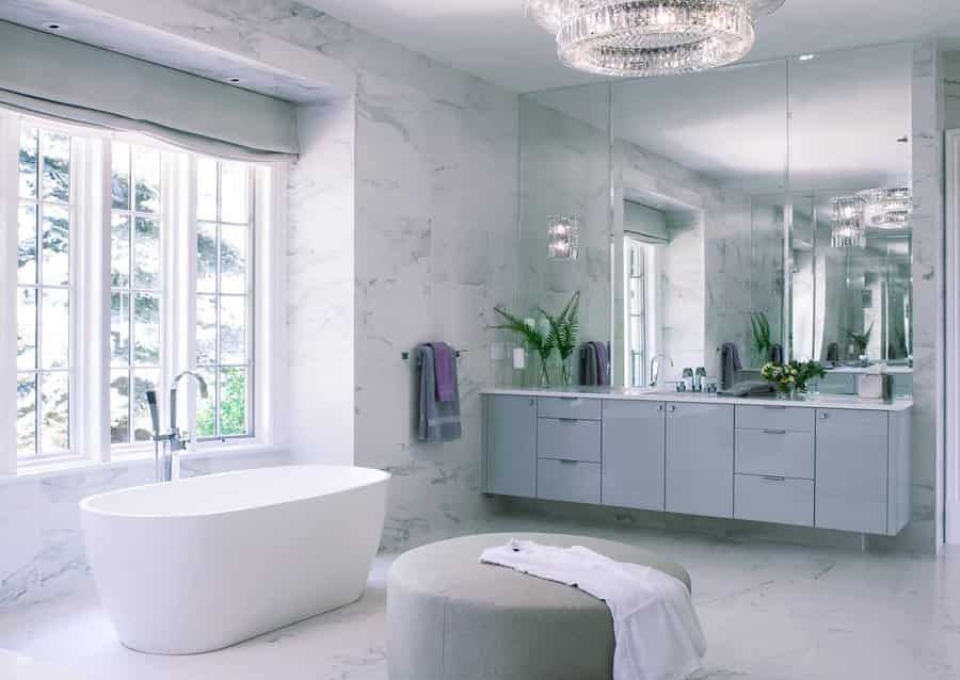 Luxury Bathroom Lighting Ideas Kimlayneinteriors