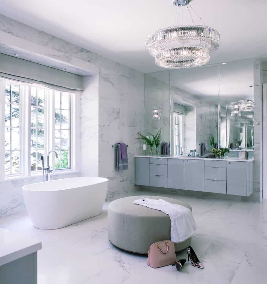 Luxury Bathroom Lighting Ideas Kimlayneinteriors