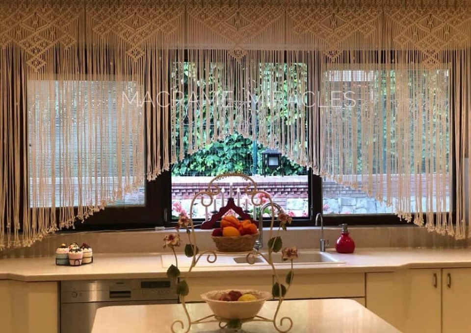 Macrame Kitchen Curtain Ideas Macrame Miracles