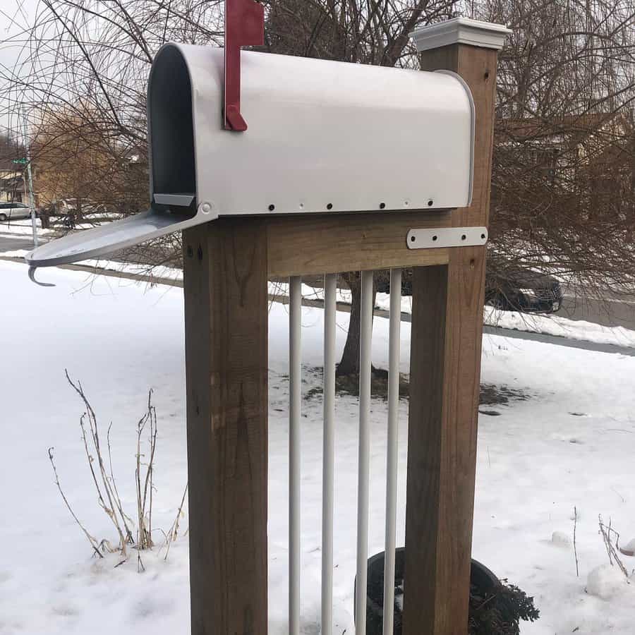 Mailbox Post Mailbox Ideas Omahamailboxmayhem