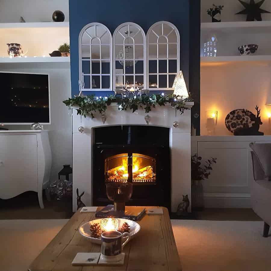 Mantel Fireplace Wall Ideas Ourhome