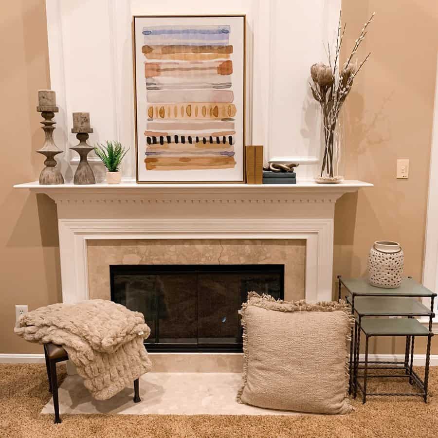 Mantle Decor Fireplace Decor Ideas Jodefinds