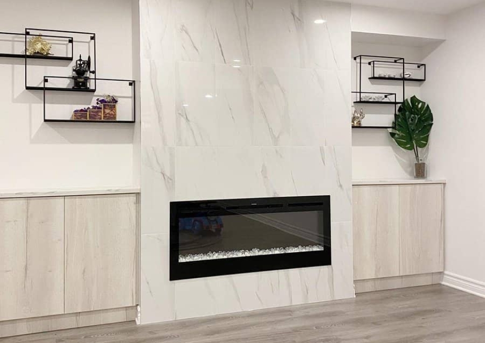 Marble Fireplace Wall Ideas Mykitchens Ottawa