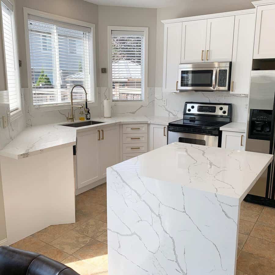 Marble Kitchen Backsplash Ideas Djanthony