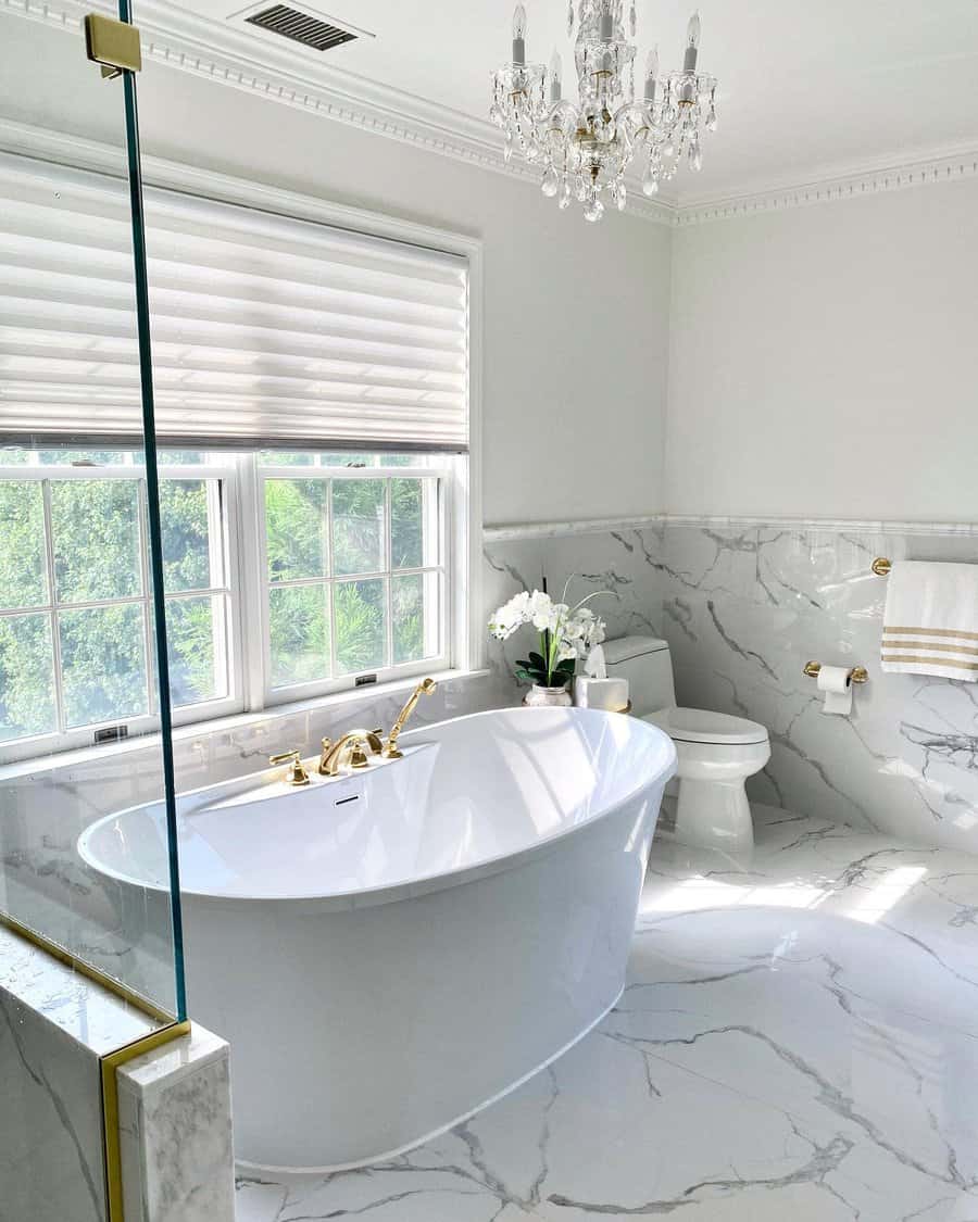 Marble Luxury Bathroom Ideas Parklanedecor