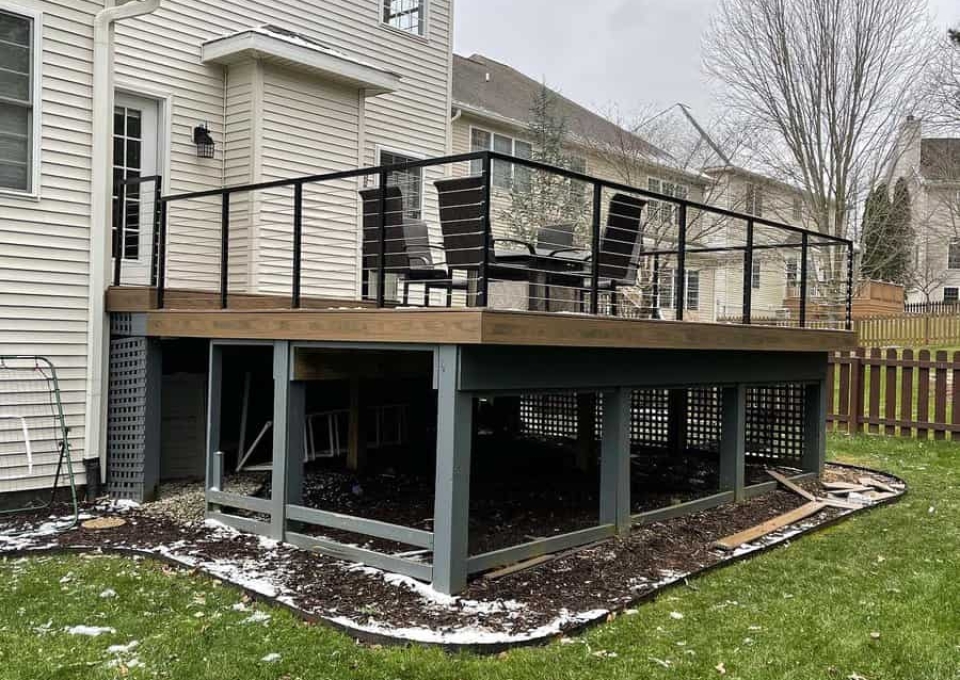 Metal Deck Railing Ideas Cascade Metal Design