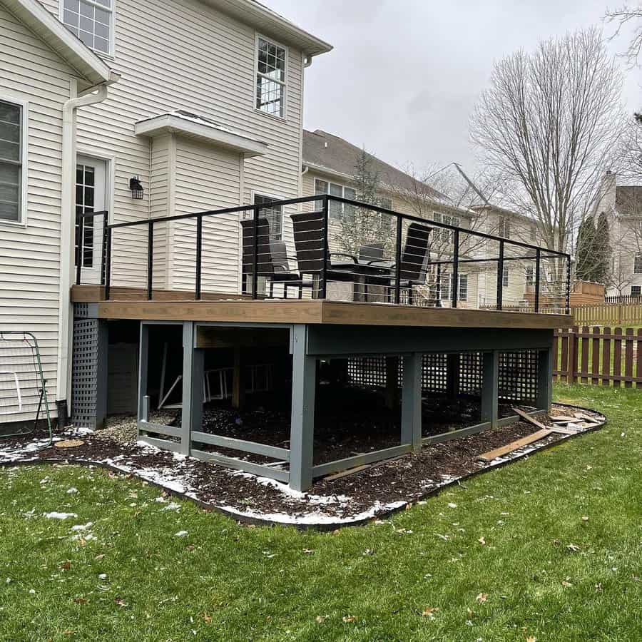 Metal Deck Railing Ideas Cascade Metal Design