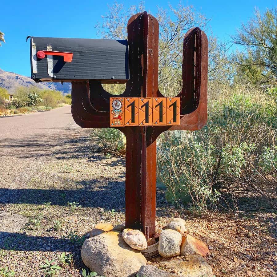 Metal Mailbox Ideas Barb